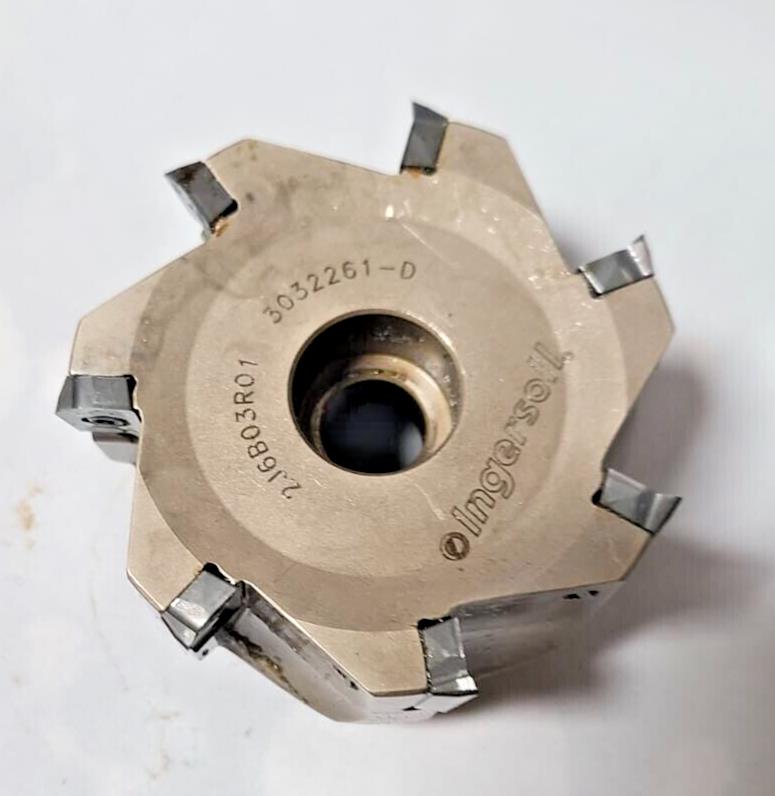 Ingersoll FACE MILL 3" indexable Milling Cutter Carbide Inserts 2J6B03
