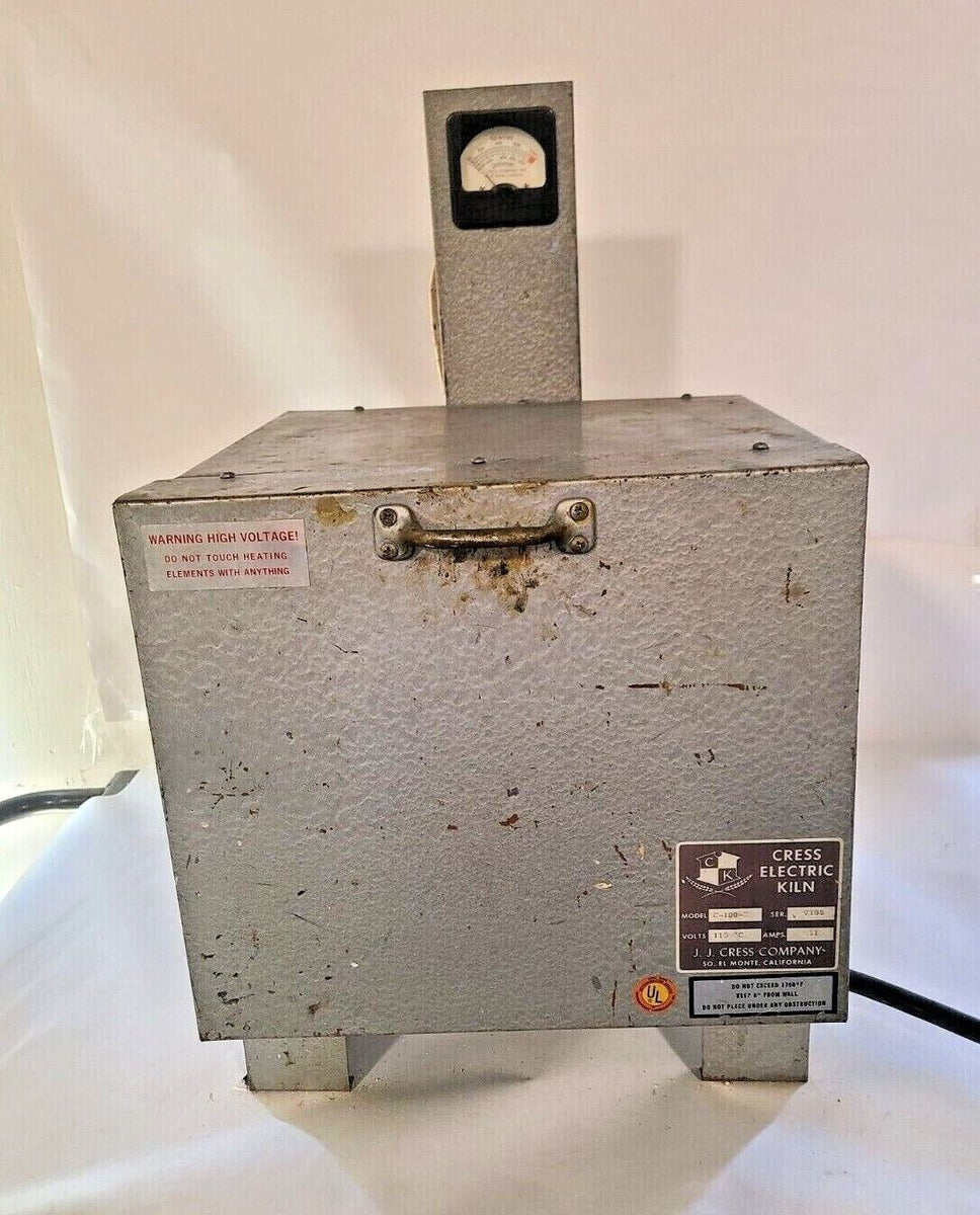 CRESS Electric Kiln Furnace Oven Model C100E Heat Treat High Temp