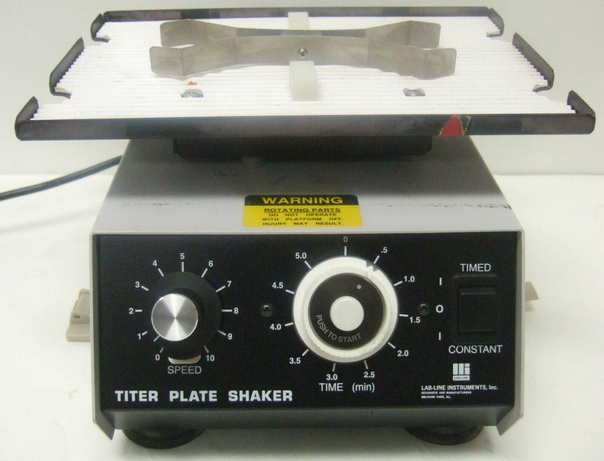 Lab Line Instruments 4625 Titer Plate Shaker with Holding Clamps