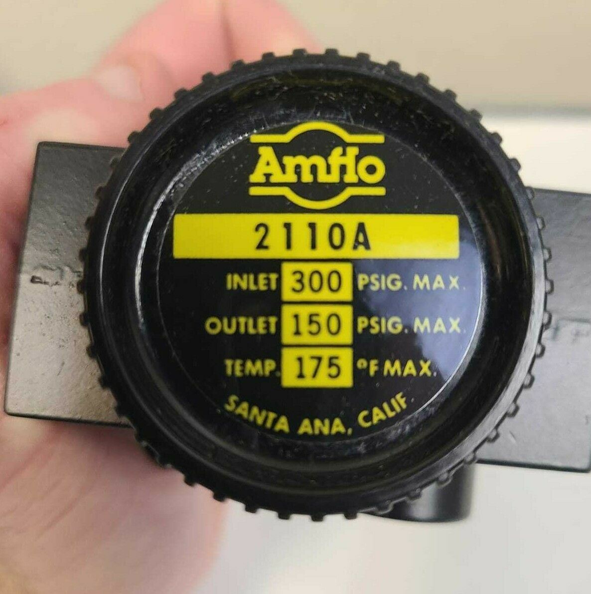 AMFLO Regulator 2110 1/4" 125 & 300 PSIG 175 Temp