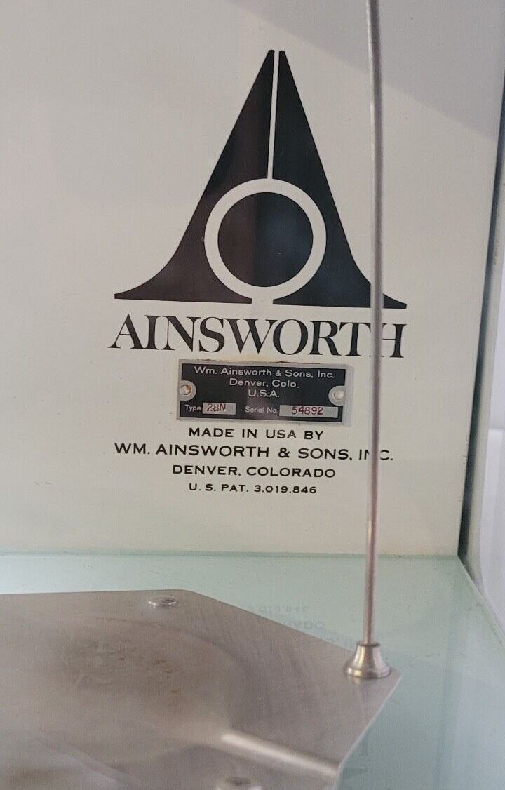 Ainsworth 28N Laboratory Balance Scale Made in USA
