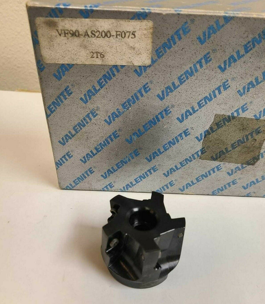 VALENITE VF90AS200F075 Indexable Milling Cutter Face Mill Carbide In