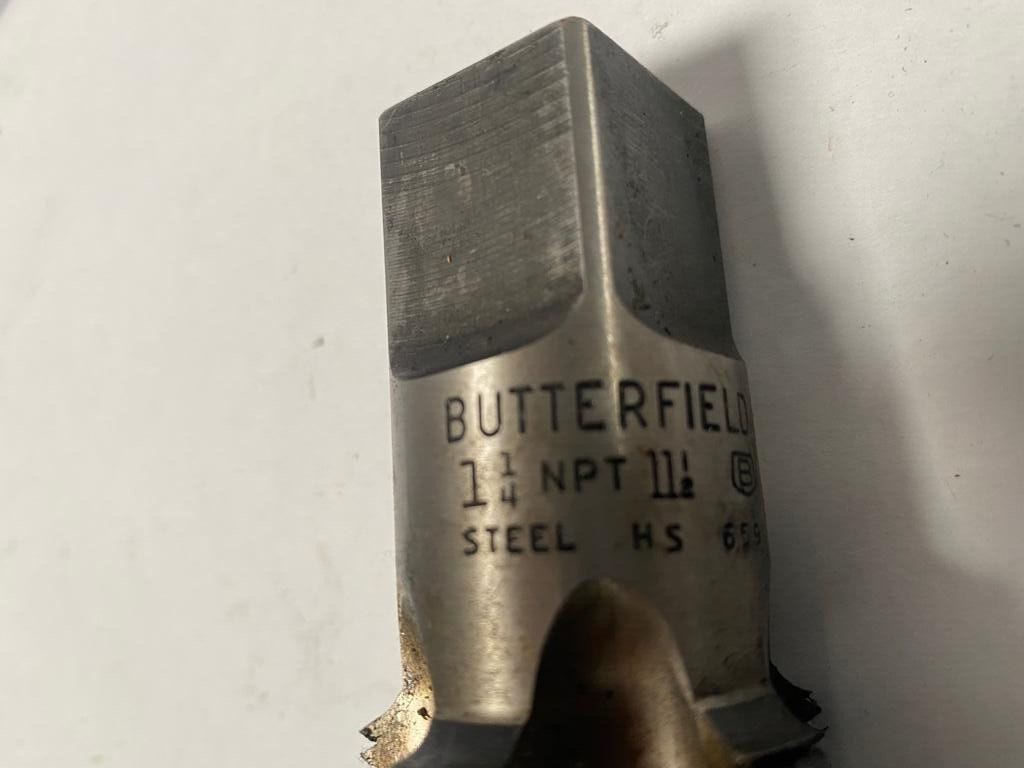 Tap BUTTERFIELD 11/4 NPT 111/2 HS USA Made