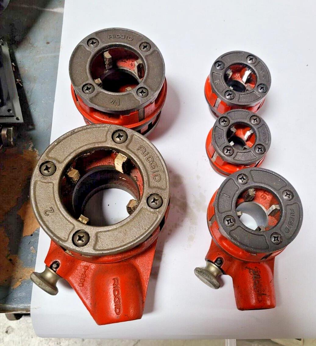 Rigid pipe threading dies tapping 1/2" 3/4" 1" 11/4" 2"