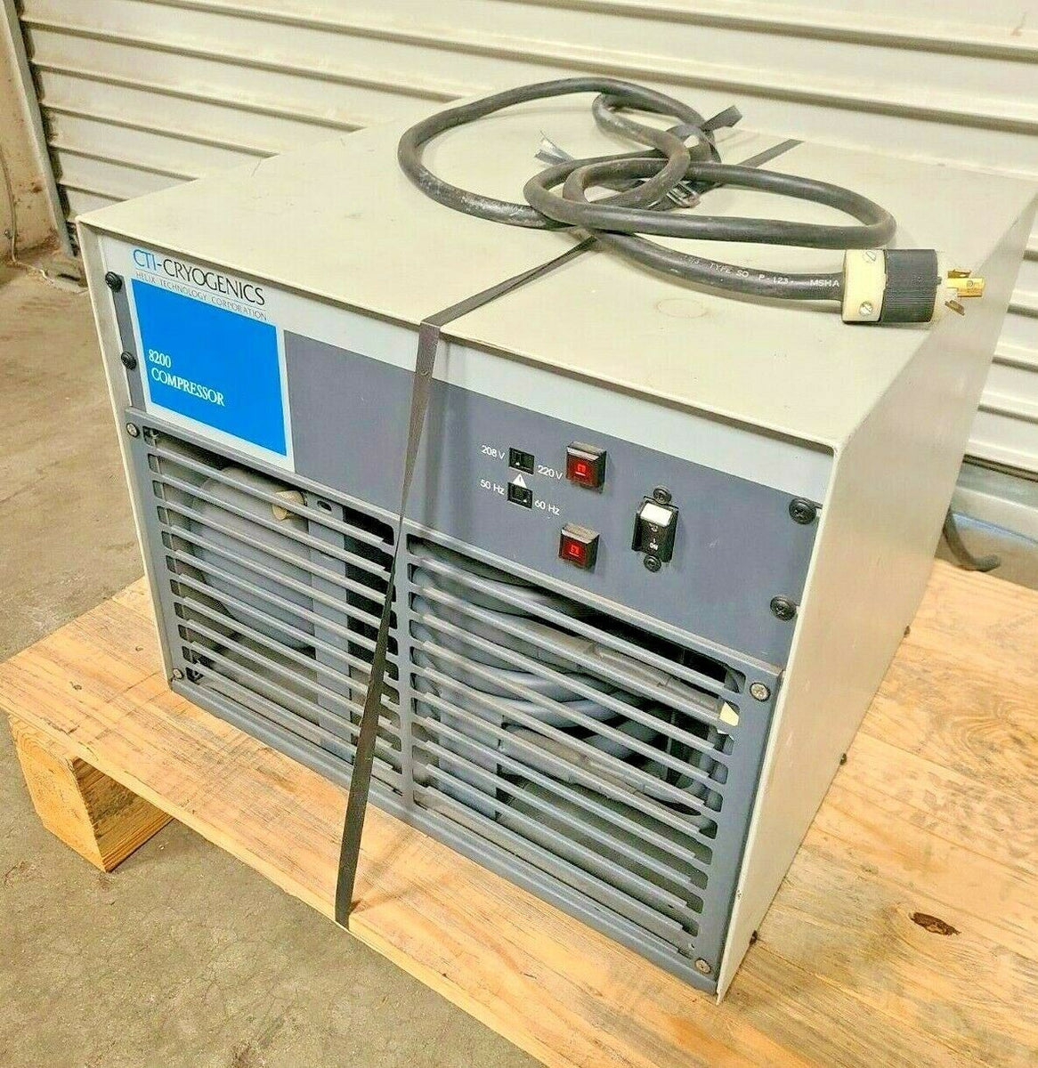 CTI Cryogenics 8200 Compressor 8032550G002 Cryogenic Vacuum Equipment