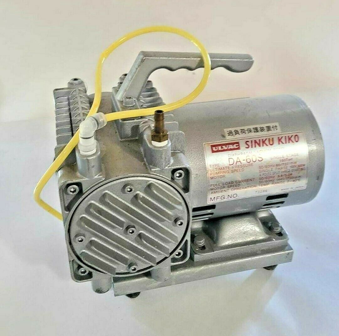 ULVAC SINKU KIKO DIAPHRAGM VACUUM PUMP DA-60S