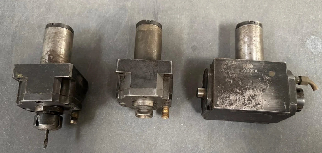 Lot of 3 KSC MORI SEIKI Lathe ROTARY LIVE TOOL Holder Tooling
