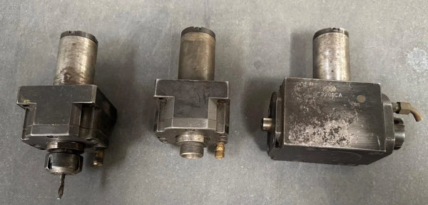 Lot of 3 KSC MORI SEIKI Lathe ROTARY LIVE TOOL Holder Tooling