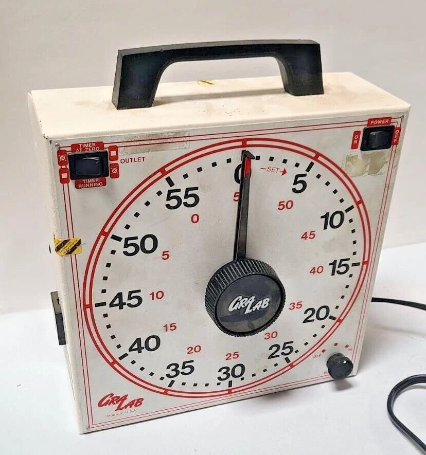 Gralab Model 167 Universal Dark Room Photography Timer Vintage