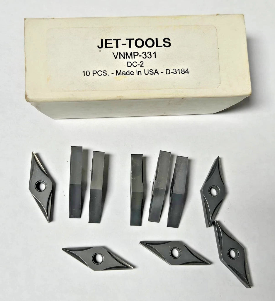 JET Tools VNMP 331 DC-2 Lathe Carbide Inserts 10 Pcs New Turning