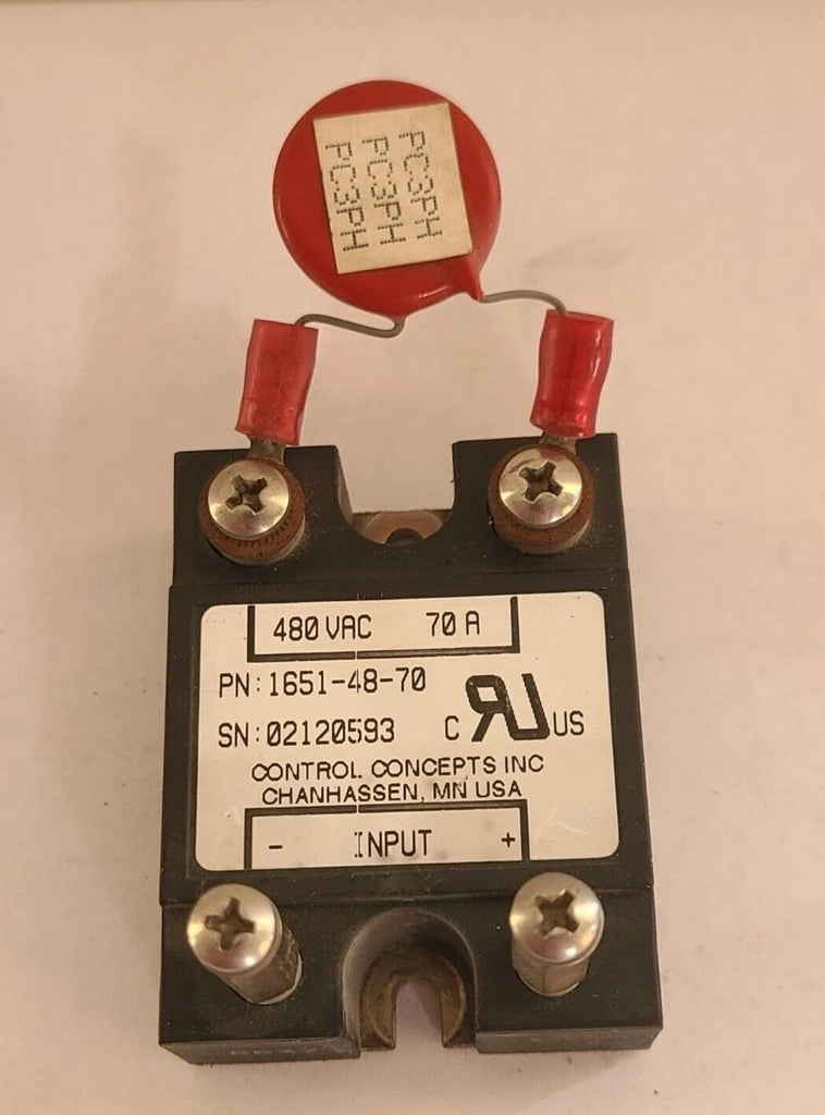Control Concepts 1651-48-70 Solid State Relay 480 VAC 70 A