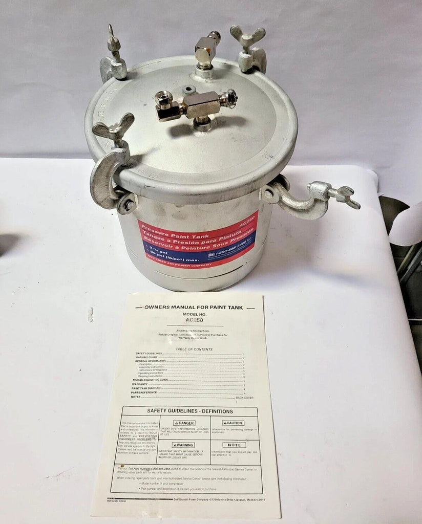 DeVilbiss Paint Pressure Tank AC250
