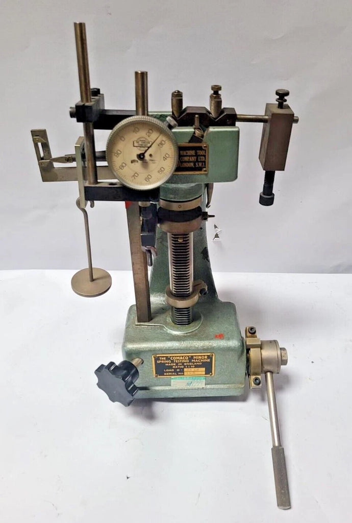 Vintage Antique Scale Coats COMACO Minor Spring Testing Machine