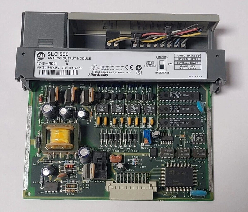 Allen Bradley SLC 500 Analog Output Module 1746-NO4I Ser A