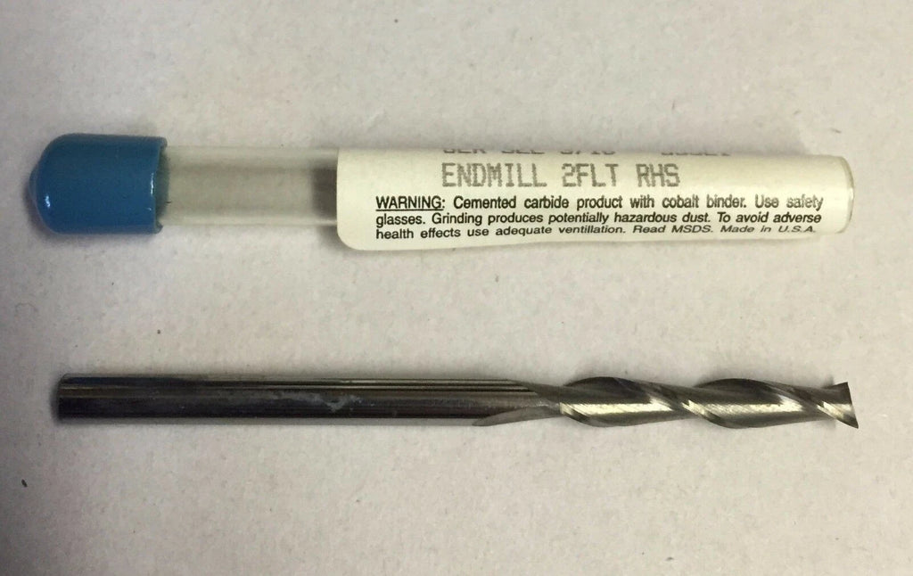 SGS 33321 SER 3EL 3/16 End Mill 2 FLT RHS Made in USA