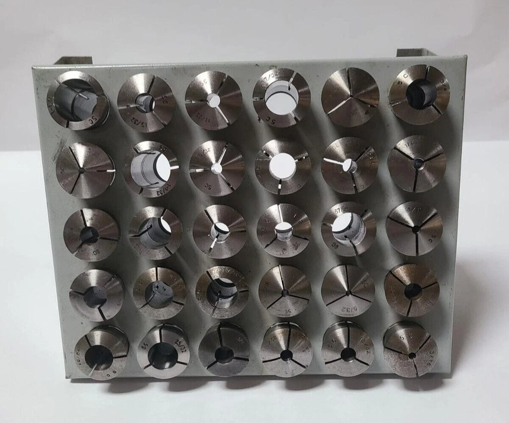 Lot of 30 Nice Set Lathe 5C Collets Free Shipping Chucker Machinist Tools