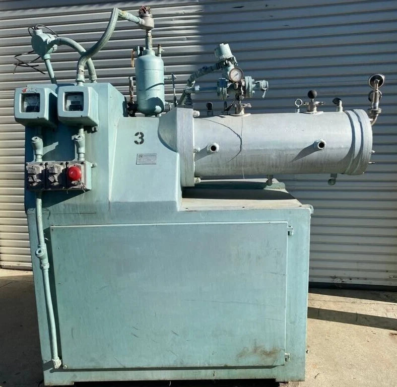 NETZSCH Model LME 50 Horizontal Grinding Media Mill 50 Liter Stainless Steel