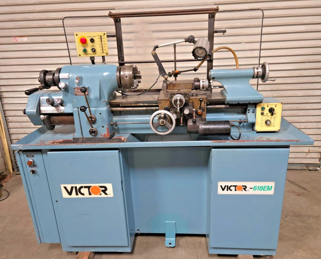 Victor 618EM Super High Precision Tool Room Lathe English Metric Hardinge HLV-H