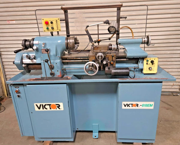 Victor 618EM Super High Precision Tool Room Lathe English Metric Hardinge HLV-H