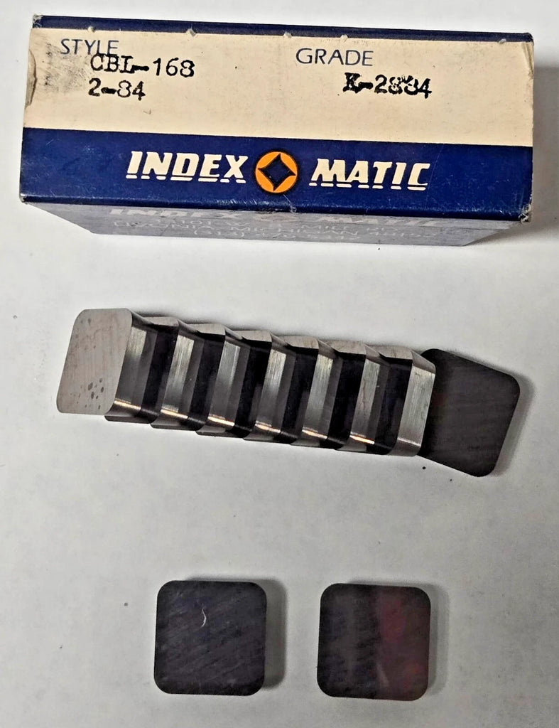 Index Matic CBL-168 2-84 K-2884 Lathe Mill Carbide Inserts 10 Pcs New