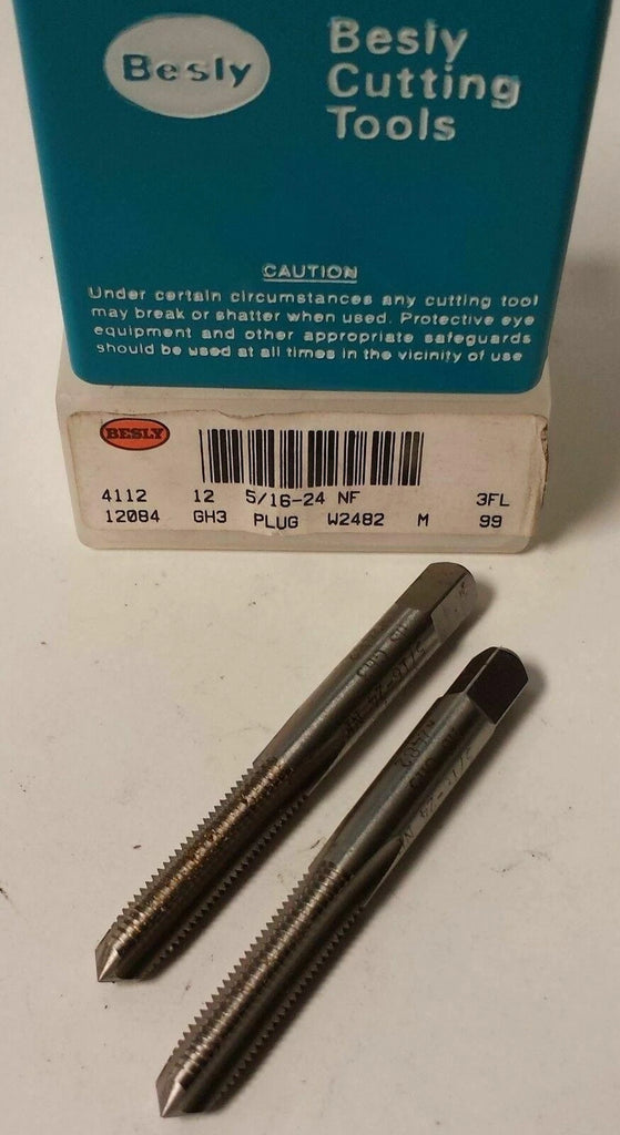 Lot of 10 Besly Tap 5/16-24NF HS GH3 Plug 3 FLUTE Brand New Made in The USA
