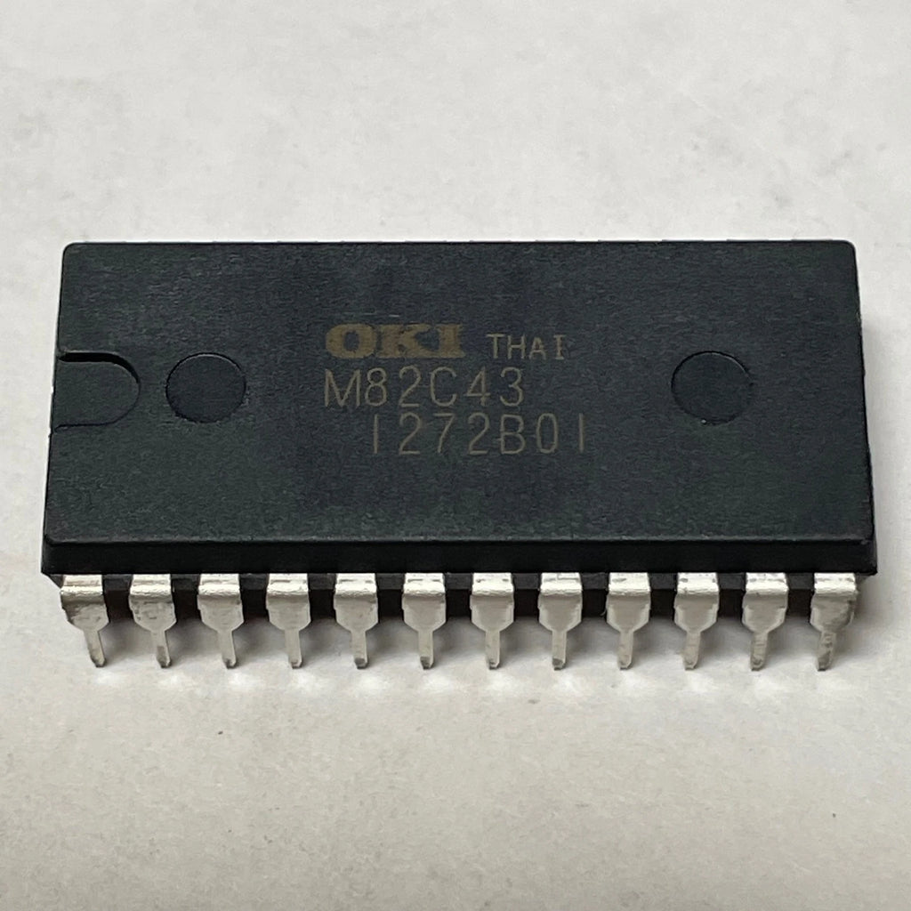 Lot of 82 OKI M82C43 Input Output Port Expander IC CMOS 8-Bit Chip 46365-23