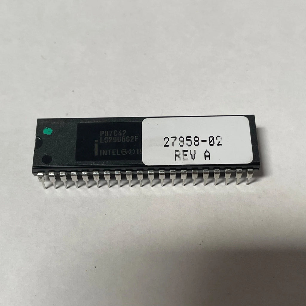 Lot of 7 Intel P87C42 Microcontroller CHMOS 8-Bit 27958-02
