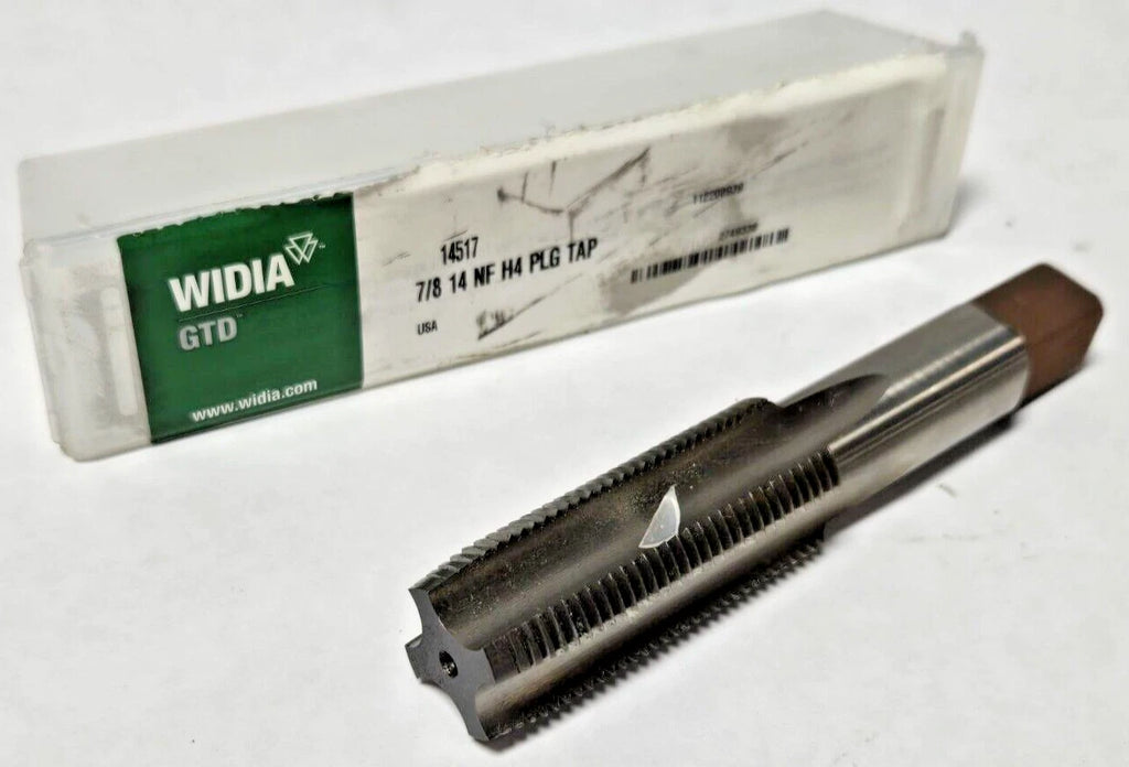 WIDIA New Tap - 7/8 14 NF H4 PLG TAP, 4FL, 14517