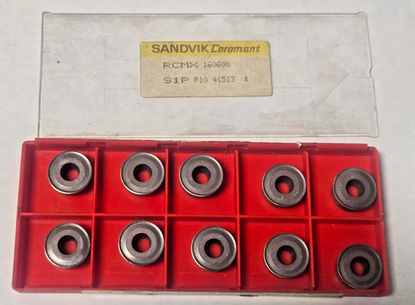 SANDVIK Coromant RCMX 160600 S1P P10 Lathe Turning Carbide Inserts 10 Pcs New