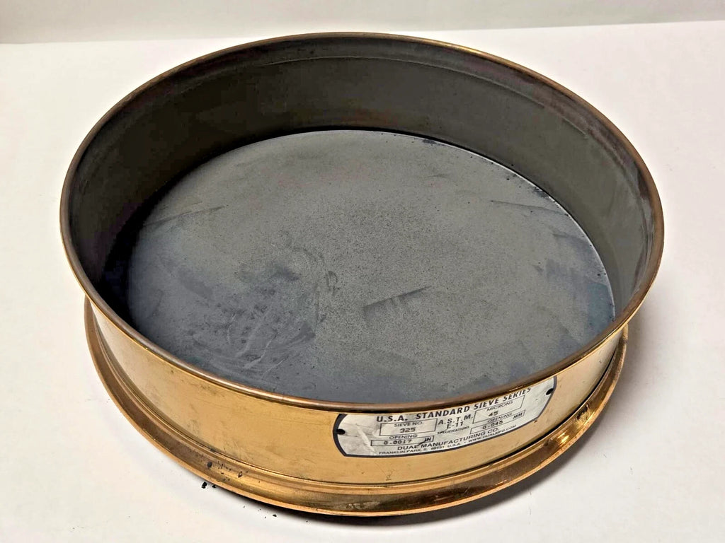 Dual Manufacturing U.S.A Standard Sieve 325 45 Microns 0.0017 in 0.045 mm E-11