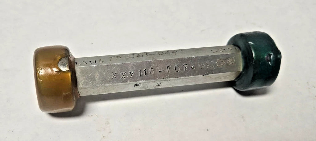 Gauge BORE RING GO NO GO 1.3115 1.3121 Thread Plug Gage