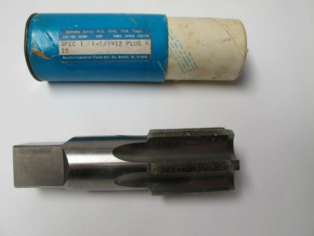 Bendix Besly Tap 1-5/8-32NS 6 Flutes Brand New USA GH6 Plug Cutting Tools