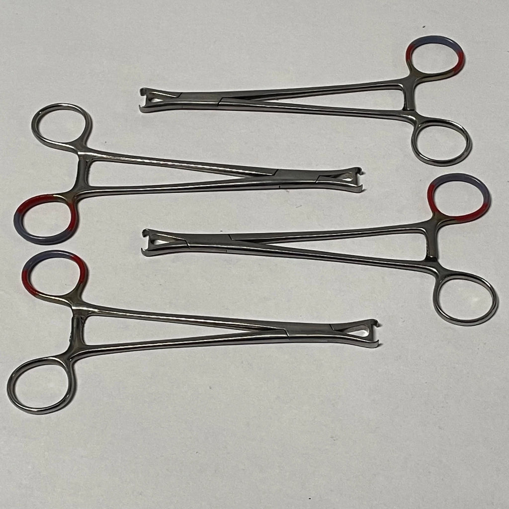Lot of 4 Codman 50-5117 Stainless Leroy Scalp Clip Applier Forceps