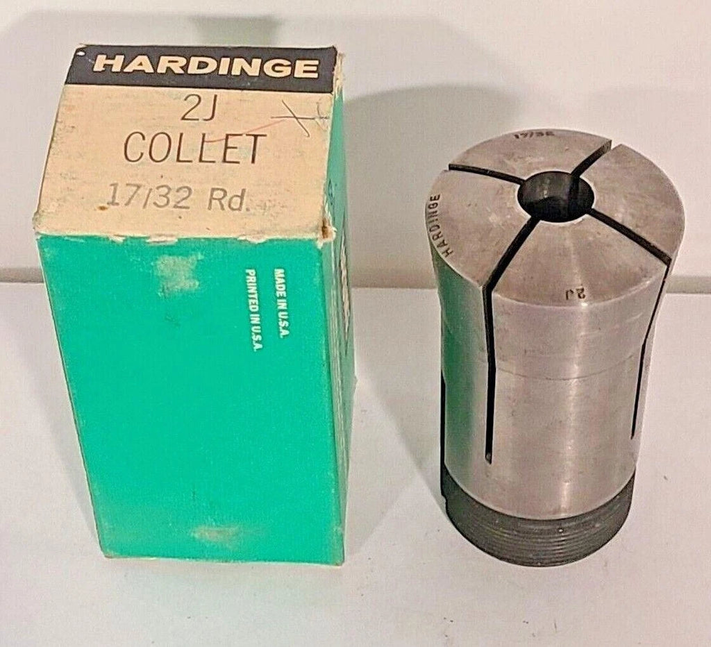 (1) New CNC Hardinge 2J Lathe Mill ROUND Spring Collet Size 17/32 Free Shipping