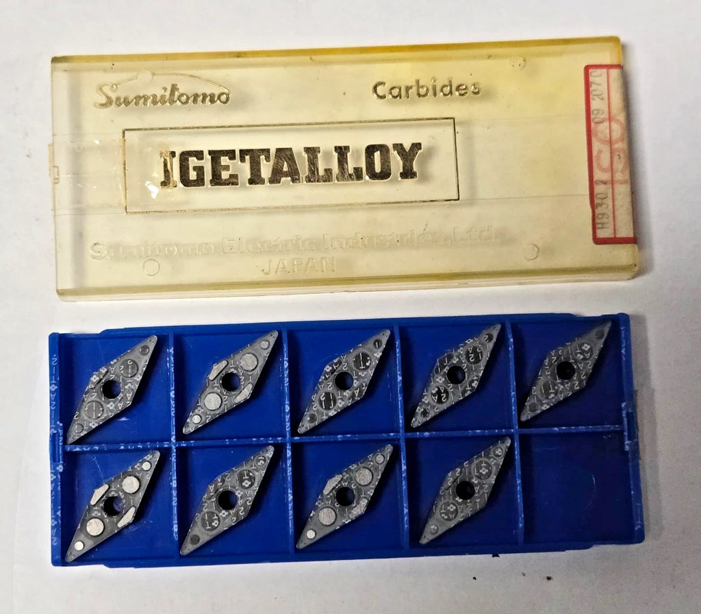 Sumitomo Igetalloy VNMG 332 ENG T12A 160408N-UG Lathe Carbide Inserts 9 Pcs New