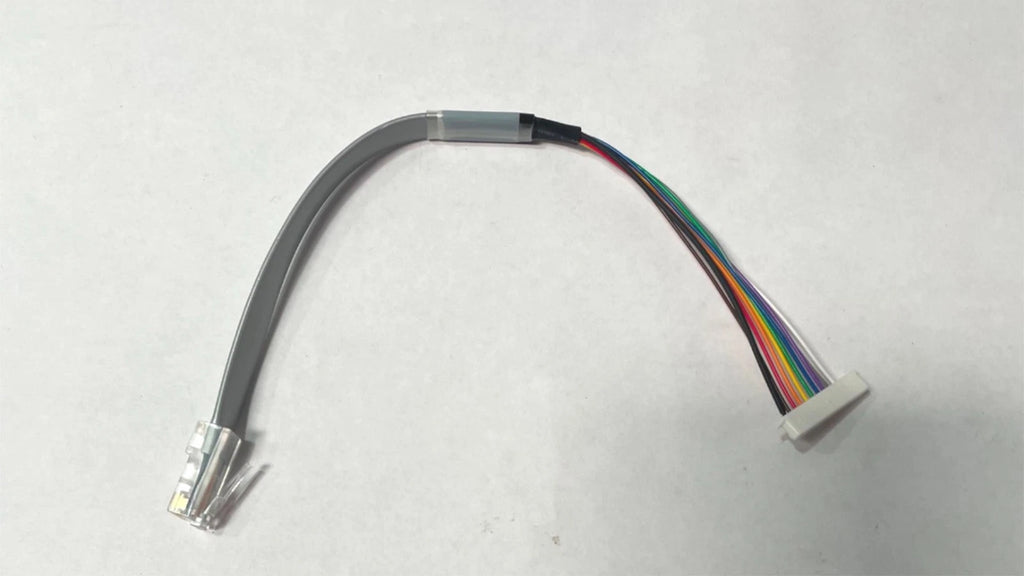 RJ50 10P10C 12-Pin Header Adapter Cable Industrial Interface Auto 38047-10
