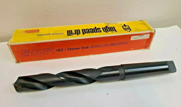 SKF Dormer 1-21/32" High Speed Steel Taper Shank Drill Bit HSS Lathe New MT5