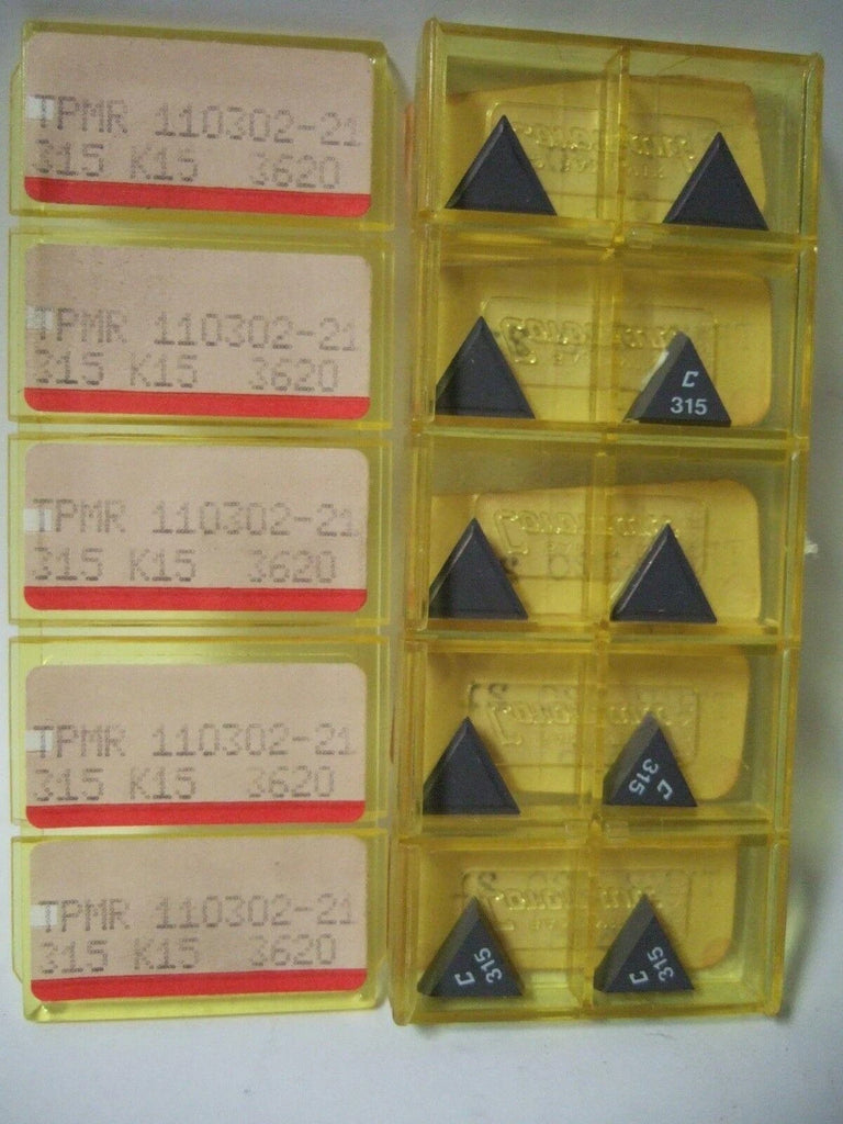 SANDVIK Coromant TPMR 110302 21 315 K15 3620 Lathe Carbide Inserts 10 Pcs New