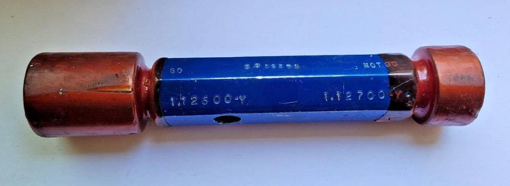 GO & NO GO Thread Plug Gage GO P.D. 1.12600 -Y & NOGO P.D. 1.12700-Y