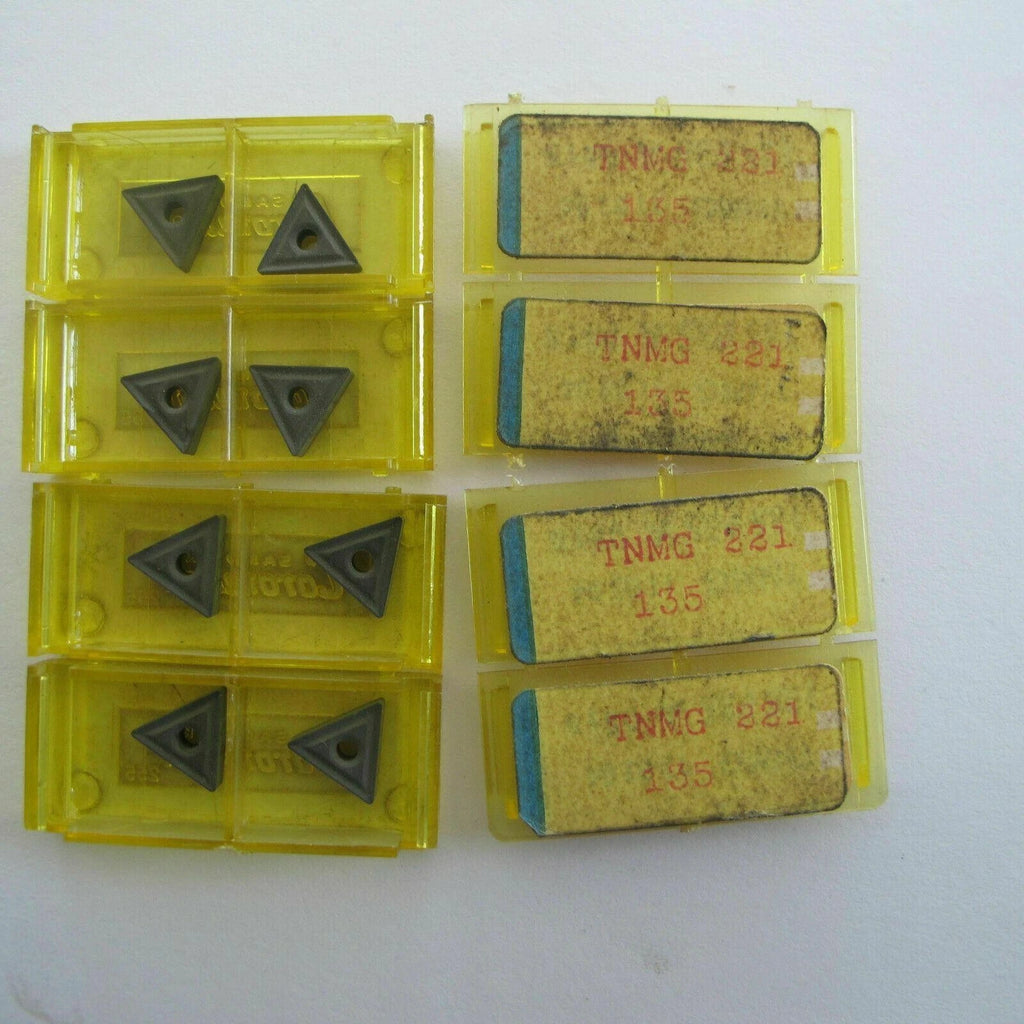 New Sandvik Coromant TNMG 221 135 Carbide Inserts 8 Pcs Lathe Turning Tools