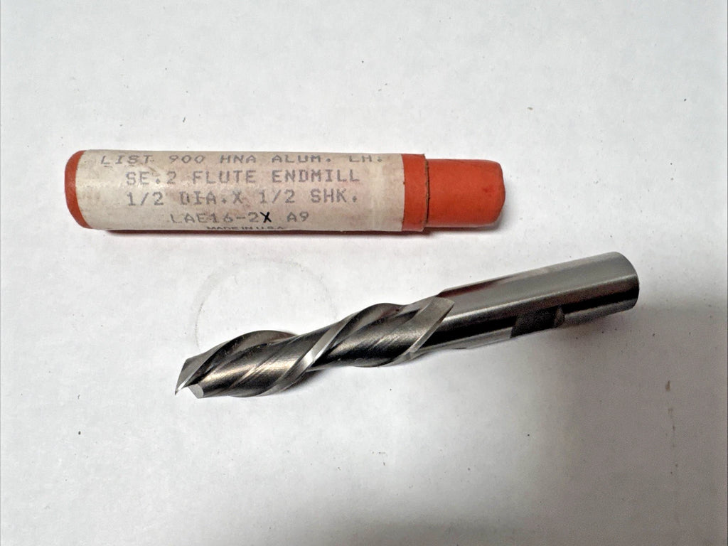 BRUBAKER USA 1/2" End Mill HSS 2 Flutes