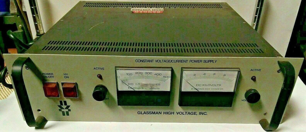 GLASSMAN PG-001N-500 Constant High Voltage Current Power Supply PG-001N-500