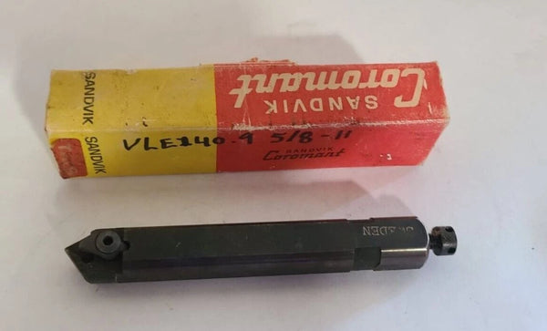SANDVIK COROMANT VLE140.9 5/8 11 Lathe Mill Turning Tool Holder Carbide Inserts
