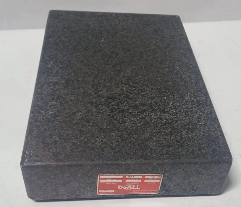 Doall PRECISION Granite Inspection Plate 12 x 8 x 2