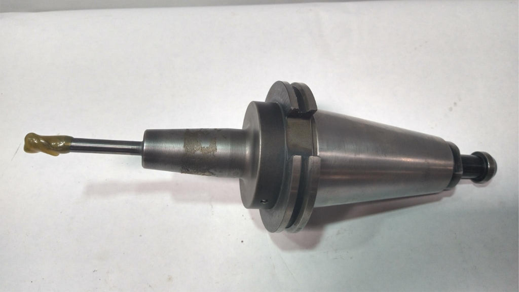 SECO-EPB 3/8" CAT50 2 Flutes End Mill CNC Shrink Fit Tool Holder 4" Projection