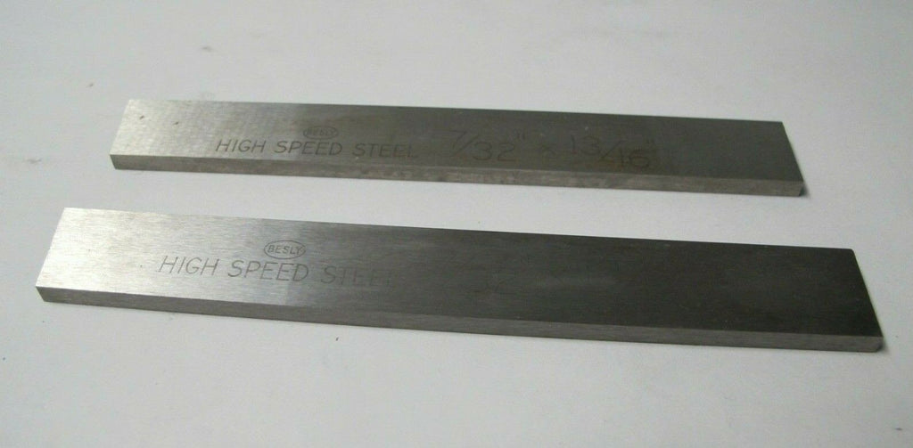 7/32 x 13/16 x 6" Square Lathe Tool Cutting HSS Blank Bit BESLY USA High Speed