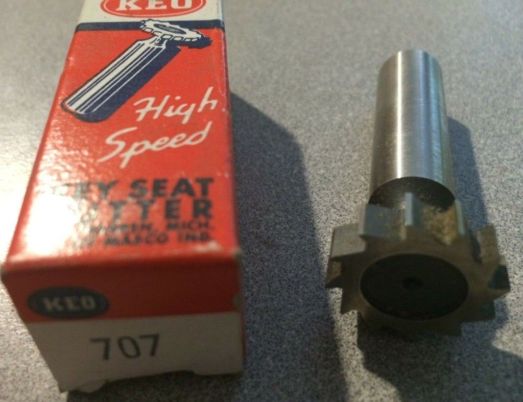 KEO High Speed 707 Woodruff Key Seat Cutter 7/8" x 7/32" x 2 7/32" Brand New