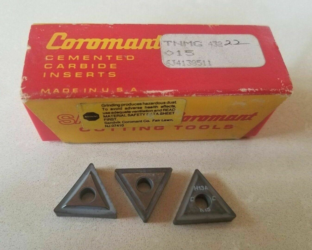 SANDVIK Coromant TNMG 432 015 6J4138511 Lathe Mill Carbide Inserts 3 Pcs