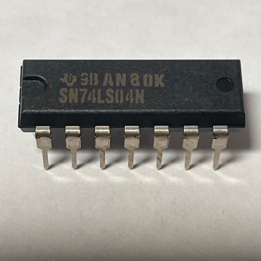 Lot of 25 Texas Instruments SN74LS04N IC INVERTER 6CH 1-INP 14DIP 44441-01