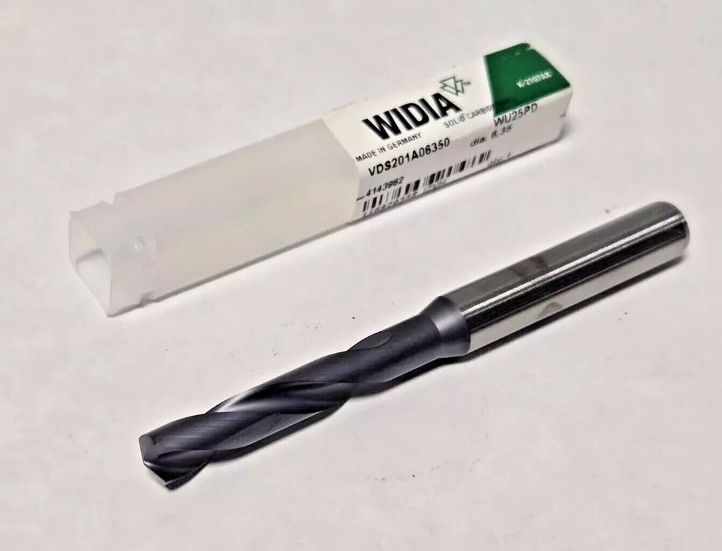 WIDIA HANITA SOLID CARBIDE VariDrill Drill Bit Drilling VDS201A06350 WU25PD 6.35